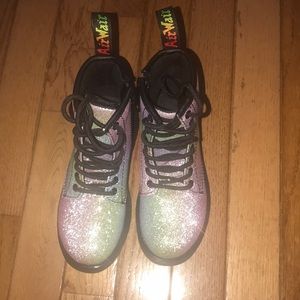 Doc Martens -Suz 11 Rainbow color. New..never worn